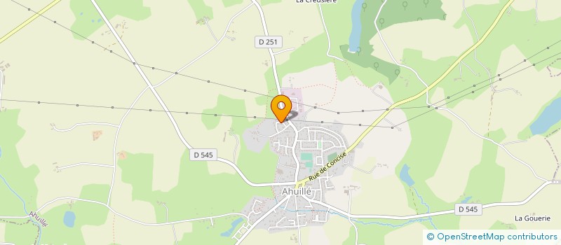 localisation de l'entreprise MADAME COLLEEN GUEDON  AHUILLE