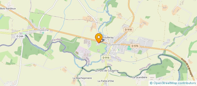 localisation de l'entreprise MADAME COLLEEN MACDONELL à RIVES D'ANDAINE