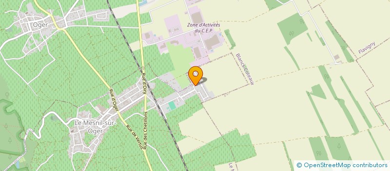 localisation de l'entreprise MADAME COLLEEN PIAT  LE MESNIL-SUR-OGER