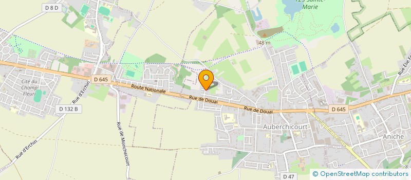 localisation de l'entreprise MADAME COLLEEN SAUTIERES  AUBERCHICOURT