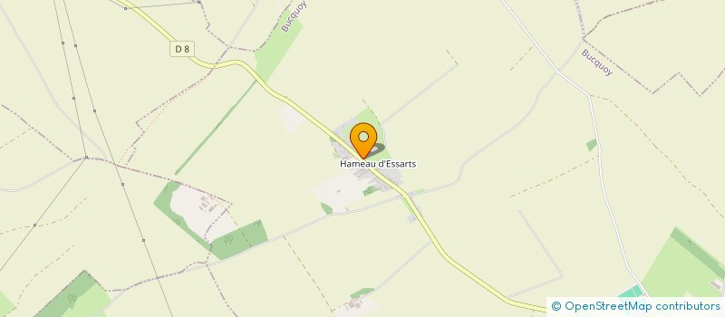 localisation de l'entreprise MADAME COLLETTE BRIERE  BUCQUOY