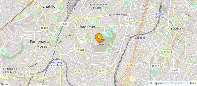 localisation de l'entreprise MADAME COLLINE BATHILY à BAGNEUX
