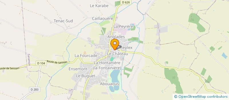 localisation de l'entreprise MADAME COLLINE LABARRIERE  SARAMON