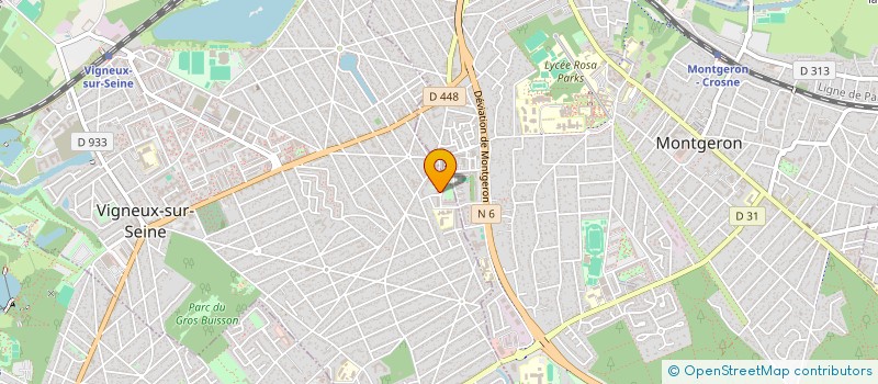 localisation de l'entreprise MADAME COLLINE PALMISTE à VIGNEUX-SUR-SEINE