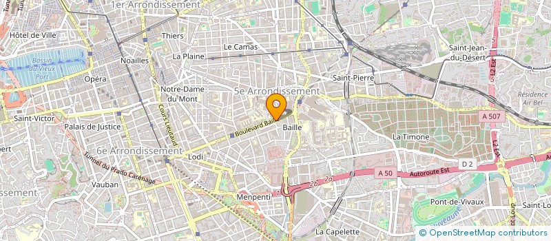 localisation de l'entreprise MADAME COLOMBE BORG à MARSEILLE