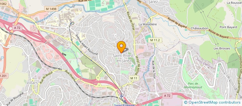 localisation de l'entreprise MADAME COLOMBE FERRET  SAINT-PRIEST-EN-JAREZ