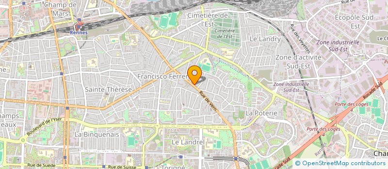 localisation de l'entreprise MADAME COLOMBE GESLOT  RENNES