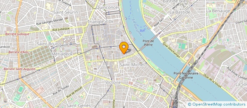 localisation de l'entreprise MADAME COLOMBE GIRARD DE COURTILLES  BORDEAUX