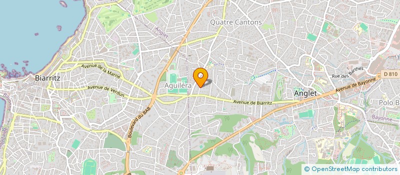 localisation de l'entreprise MADAME COLOMBE GODELUCK  ANGLET