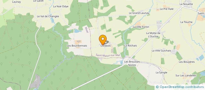 localisation de l'entreprise MADAME COLOMBE JOUIS  SAINT-MALON-SUR-MEL