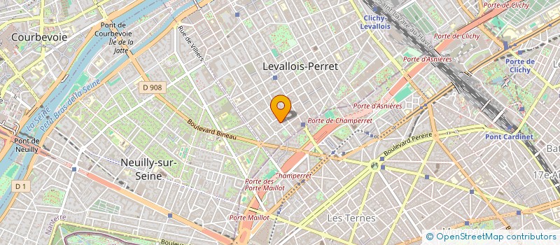 localisation de l'entreprise MADAME COLOMBE LAIDIE  LEVALLOIS-PERRET