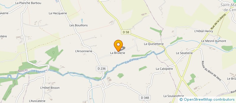 localisation de l'entreprise MADAME COLOMBE LESOUEF à RONCEY