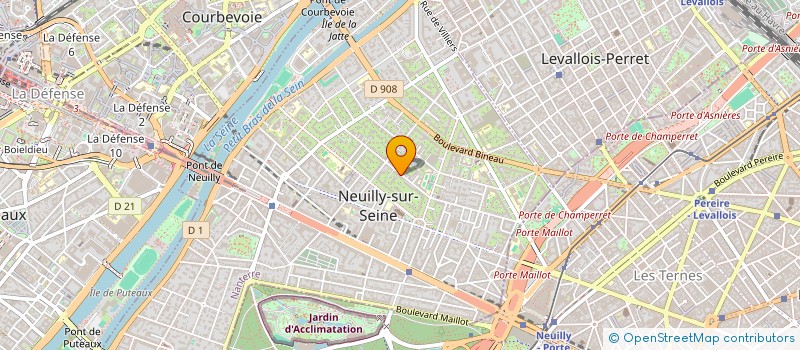 localisation de l'entreprise MADAME COLOMBE MUEL à NEUILLY-SUR-SEINE