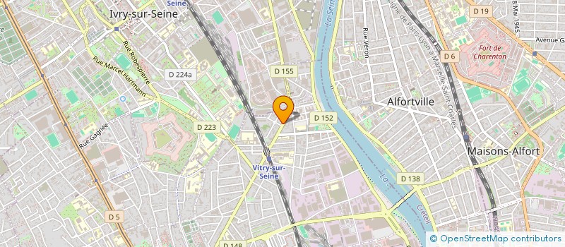 localisation de l'entreprise MADAME COLOMBE PUDLOWSKI  VITRY-SUR-SEINE