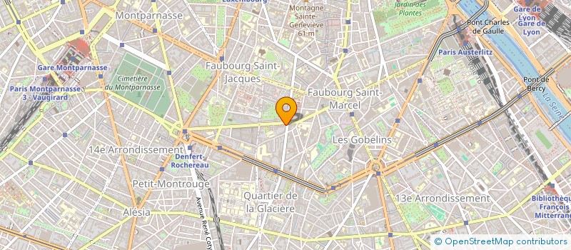 localisation de l'entreprise MADAME COLOMBE REGNIER  PARIS