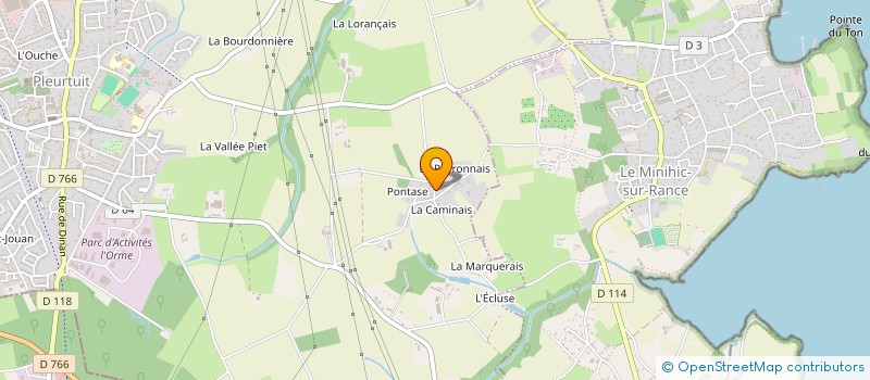 localisation de l'entreprise MADAME COLOMBE ROLLIN  PLEURTUIT