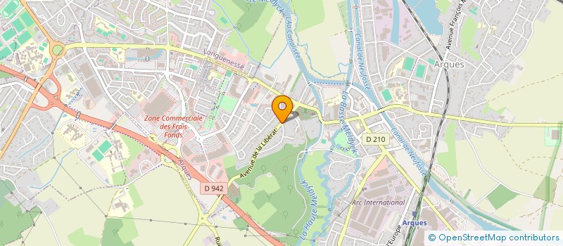 localisation de l'entreprise MADAME COLYNE GUILLIET  ARQUES