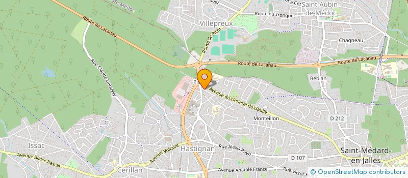 localisation de l'entreprise MADAME COLYNE GUIMARD  SAINT-MEDARD-EN-JALLES