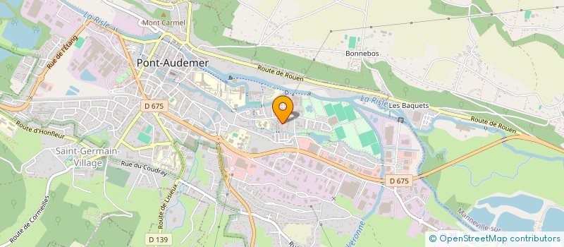 localisation de l'entreprise MADAME COLYNE MAUCHRETIEN  PONT-AUDEMER