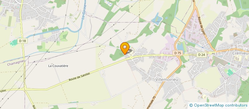 localisation de l'entreprise MADAME COLYNE RABILLOUD  VILLEMOIRIEU