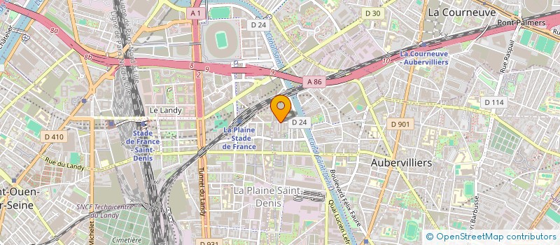 localisation de l'entreprise MADAME COMBA SOUKOUNA à AUBERVILLIERS