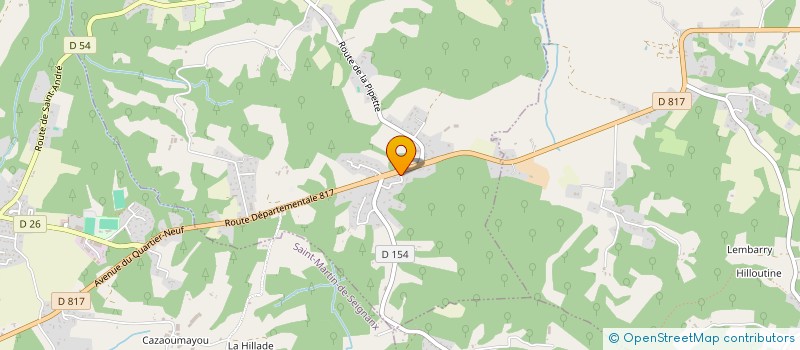 localisation de l'entreprise MADAME CONCEPCION MURIEL REYES  SAINT-ANDRE-DE-SEIGNANX