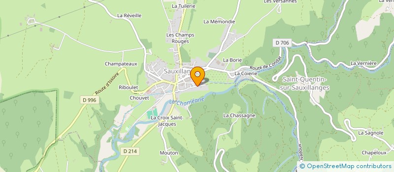 localisation de l'entreprise MADAME CONCEPTION HORTELANO  SAUXILLANGES