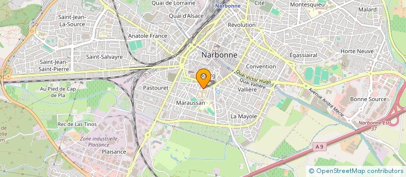 localisation de l'entreprise MADAME CONCEPTION ISACH  NARBONNE