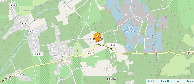 localisation de l'entreprise MADAME CONCEPTION MOLINA  AVENSAN