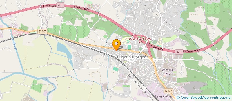 localisation de l'entreprise MADAME CONCETTA IOLE LI CALZI  PUGET-SUR-ARGENS