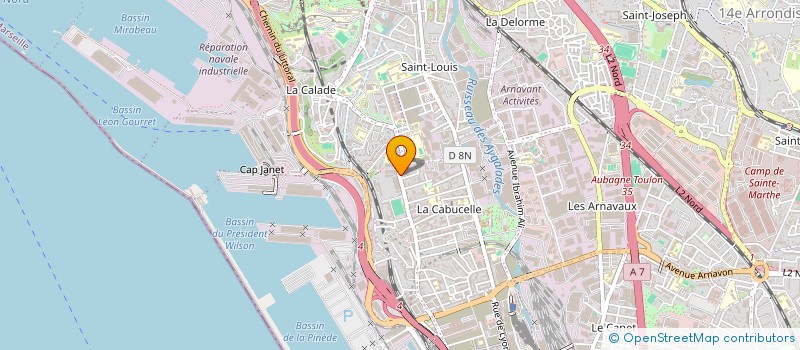 localisation de l'entreprise MADAME CONCETTINA D ALEO à MARSEILLE