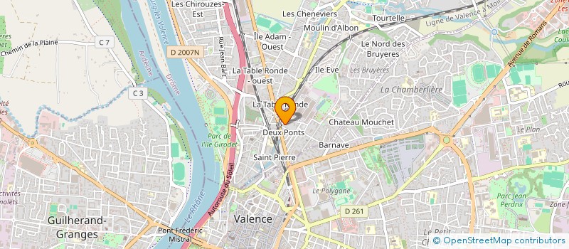 localisation de l'entreprise MADAME CONCETTINA FERRARA  BOURG-LES-VALENCE