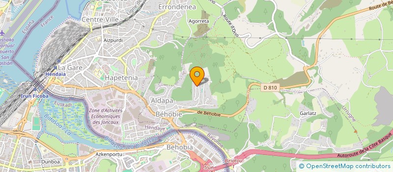 localisation de l'entreprise MADAME CONCHA ARAMENDI  URRUGNE