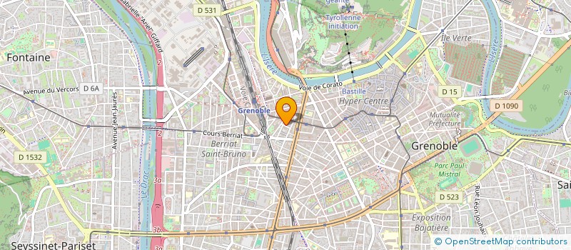 localisation de l'entreprise MADAME CONCHETTA GINIER-GILLET à GRENOBLE