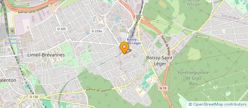 localisation de l'entreprise MADAME CONDE SANO à BOISSY-SAINT-LEGER