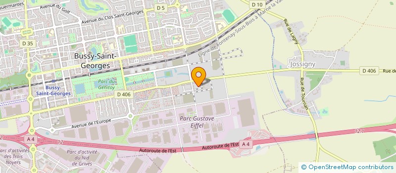 localisation de l'entreprise MADAME CONG GONG  BUSSY-SAINT-GEORGES