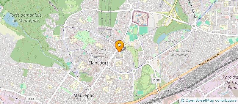 localisation de l'entreprise MADAME CONSCIENCE NGOBO MOTOUKI  ELANCOURT