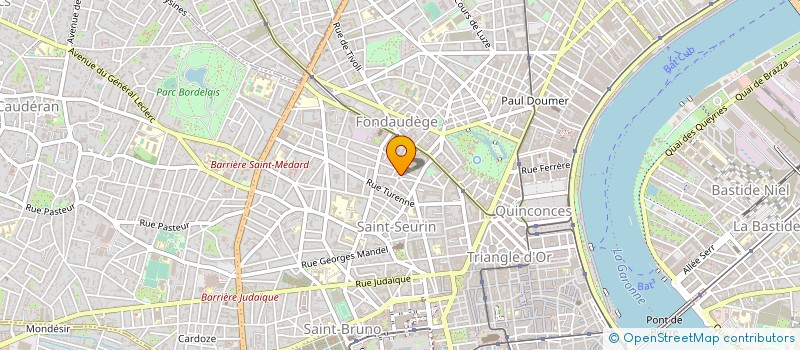 localisation de l'entreprise MADAME CONSOLACION GONZALES  BORDEAUX