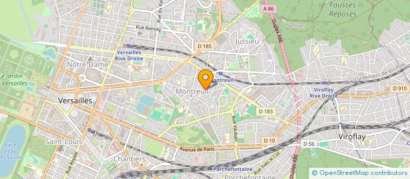 localisation de l'entreprise MADAME CONSTANCE AUGUSTIN à VERSAILLES