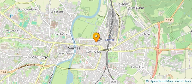 localisation de l'entreprise MADAME CONSTANCE BANTWELL  SAINTES