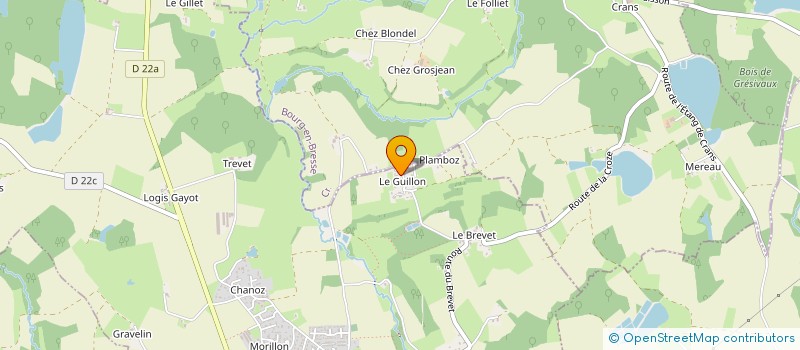 localisation de l'entreprise MADAME CONSTANCE BERRON  RIGNIEUX-LE-FRANC