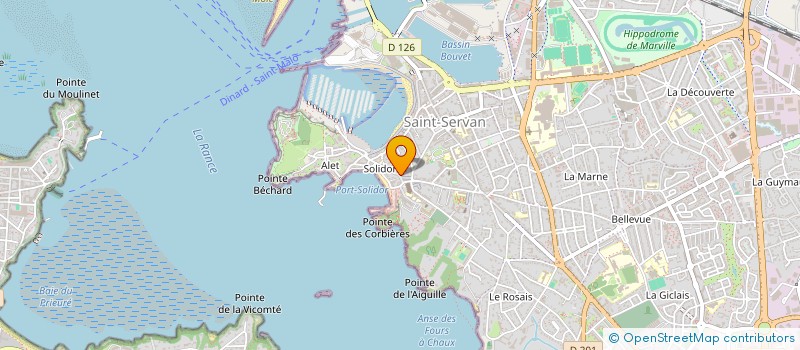 localisation de l'entreprise MADAME CONSTANCE BONNIER  SAINT-MALO