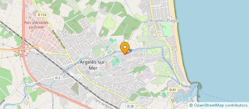 localisation de l'entreprise MADAME CONSTANCE CELLERIER  ARGELES-SUR-MER