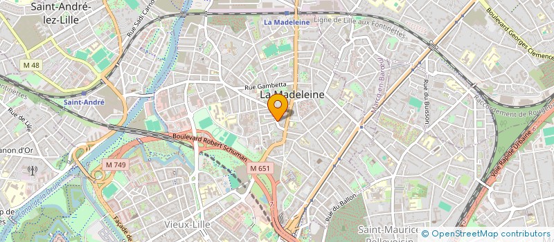 localisation de l'entreprise MADAME CONSTANCE CHOCHOIX à LA MADELEINE