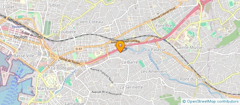 localisation de l'entreprise MADAME CONSTANCE CHOMEL DE JARNIEU  TOULON