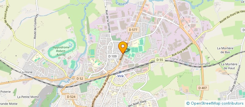 localisation de l'entreprise MADAME CONSTANCE CLERADIN  VIRE NORMANDIE