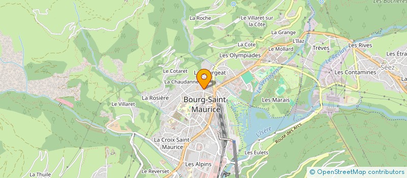 localisation de l'entreprise MADAME CONSTANCE COUTEAU  BOURG-SAINT-MAURICE