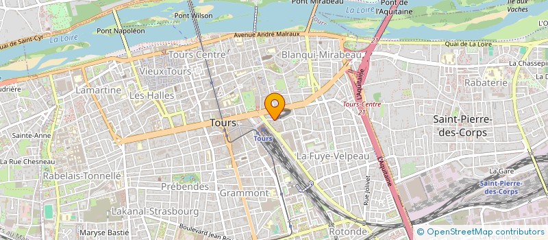 localisation de l'entreprise MADAME CONSTANCE D'INDY  TOURS