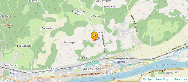 localisation de l'entreprise MADAME CONSTANCE DASSONVILLE  LALINDE