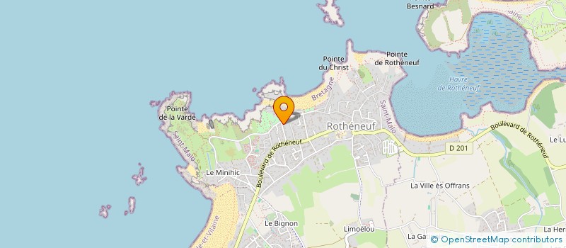 localisation de l'entreprise MADAME CONSTANCE DAVID  SAINT-MALO